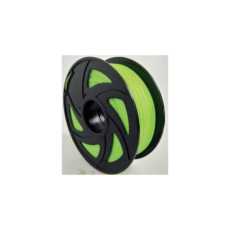 PLA filament GLOW IN THE DARK zeleni