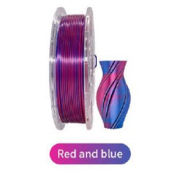 Bicolor SILK PLA+ 2.0 filament (crveno plavi)