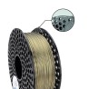 PLA SILK FILAMENT OLIVE GOLD - MASLINASTO ZLATNI
