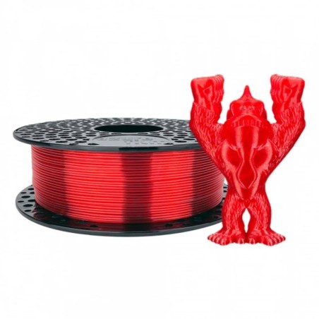 PETG TRANSPARENT FILAMENT RED - POLUPROZIRNI CRVENI